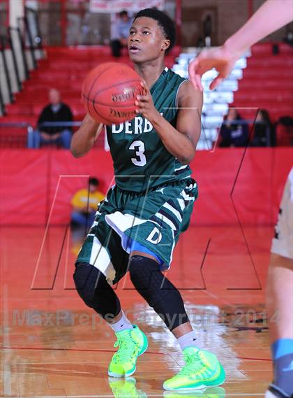 Thumbnail 2 in Derby vs Shawnee Mission East  (McPherson Invitational 2nd Round) photogallery.
