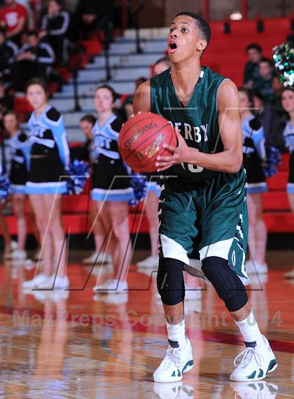 Thumbnail 1 in Derby vs Shawnee Mission East  (McPherson Invitational 2nd Round) photogallery.