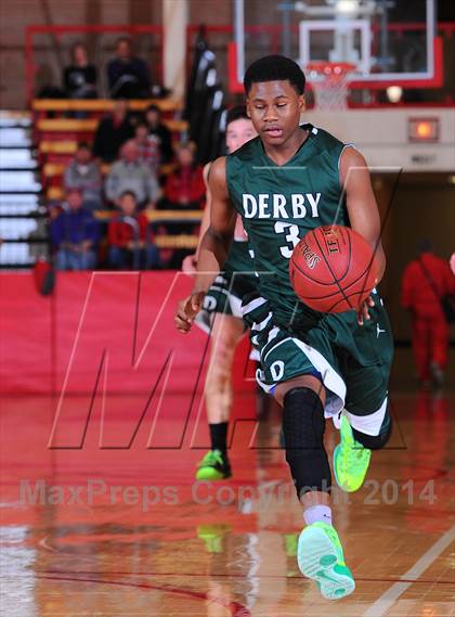Thumbnail 3 in Derby vs Shawnee Mission East  (McPherson Invitational 2nd Round) photogallery.
