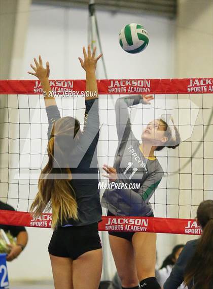 Thumbnail 3 in Tracy vs Armijo (CIVT Pre-season Varsity Tournament) photogallery.