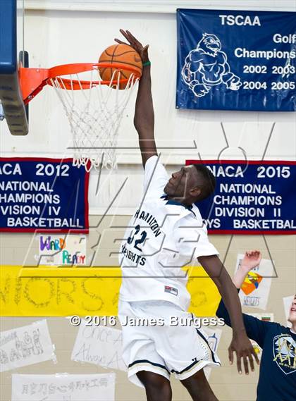 Thumbnail 3 in Hamilton Heights Christian Academy vs Central Park Christian photogallery.
