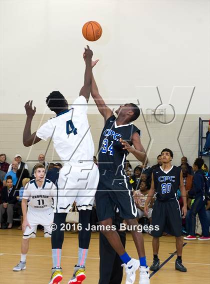 Thumbnail 1 in Hamilton Heights Christian Academy vs Central Park Christian photogallery.