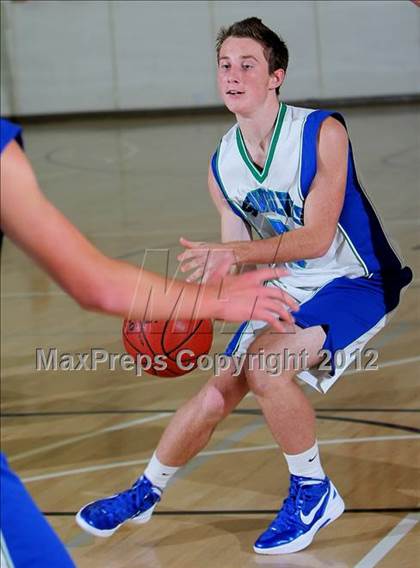 Thumbnail 3 in Pacifica Christian vs. Joshua Springs (MaxPreps Holiday Classic) photogallery.