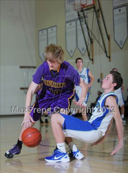 Thumbnail 3 in Pacifica Christian vs. Joshua Springs (MaxPreps Holiday Classic) photogallery.