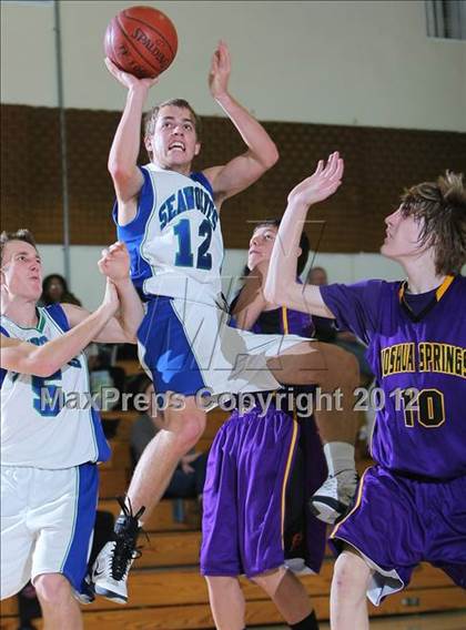 Thumbnail 1 in Pacifica Christian vs. Joshua Springs (MaxPreps Holiday Classic) photogallery.
