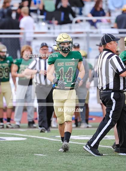 Thumbnail 3 in Snow Canyon vs Desert Hills (UHSAA 4A 2nd Round Playoff) photogallery.