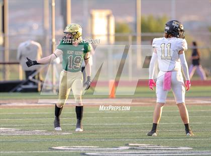 Thumbnail 2 in Snow Canyon vs Desert Hills (UHSAA 4A 2nd Round Playoff) photogallery.