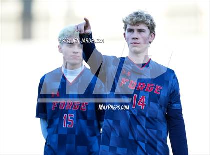 Thumbnail 1 in Forge Christian vs. Salida (CHSAA 2A State Final) photogallery.