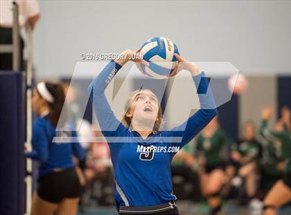 Thumbnail 3 in St. Mary's Dominican vs St. Scholastica (Penguin Volleyball Classic) photogallery.