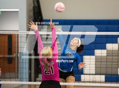 Thumbnail 2 in St. Mary's Dominican vs St. Scholastica (Penguin Volleyball Classic) photogallery.