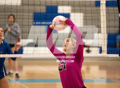 Thumbnail 1 in St. Mary's Dominican vs St. Scholastica (Penguin Volleyball Classic) photogallery.