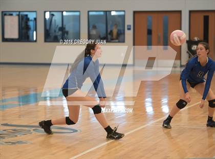 Thumbnail 2 in St. Mary's Dominican vs St. Scholastica (Penguin Volleyball Classic) photogallery.