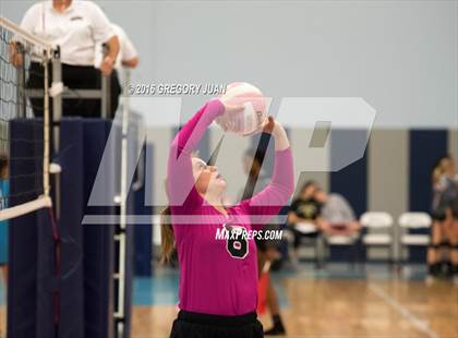 Thumbnail 3 in St. Mary's Dominican vs St. Scholastica (Penguin Volleyball Classic) photogallery.
