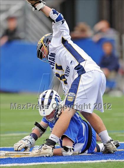 Thumbnail 1 in Shoreham-Wading River vs Bronxville (NYSPHSAA Class C Semifinal) photogallery.