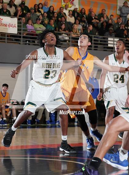 Thumbnail 3 in Bishop Amat @ Notre Dame (CIF SoCal Regional D3 Final) photogallery.