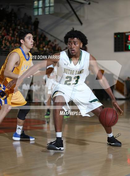 Thumbnail 1 in Bishop Amat @ Notre Dame (CIF SoCal Regional D3 Final) photogallery.