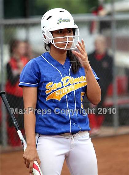 Thumbnail 2 in San Dimas @ Village Christian (CIF SS Playoffs) photogallery.