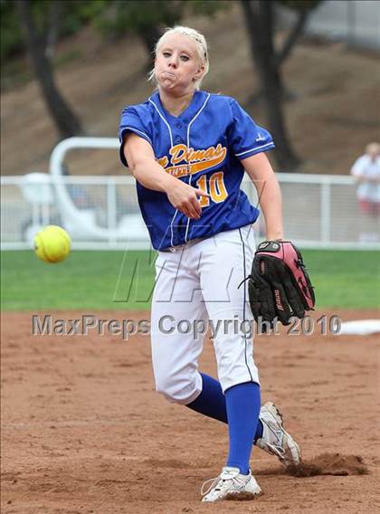 Thumbnail 2 in San Dimas @ Village Christian (CIF SS Playoffs) photogallery.