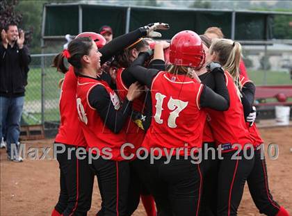 Thumbnail 1 in San Dimas @ Village Christian (CIF SS Playoffs) photogallery.