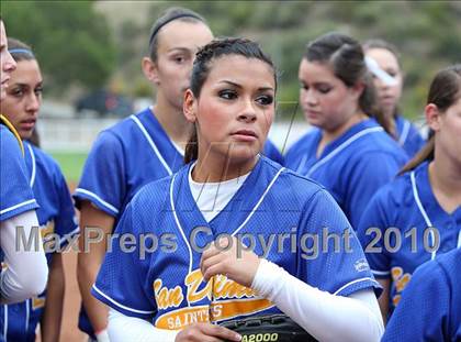 Thumbnail 1 in San Dimas @ Village Christian (CIF SS Playoffs) photogallery.