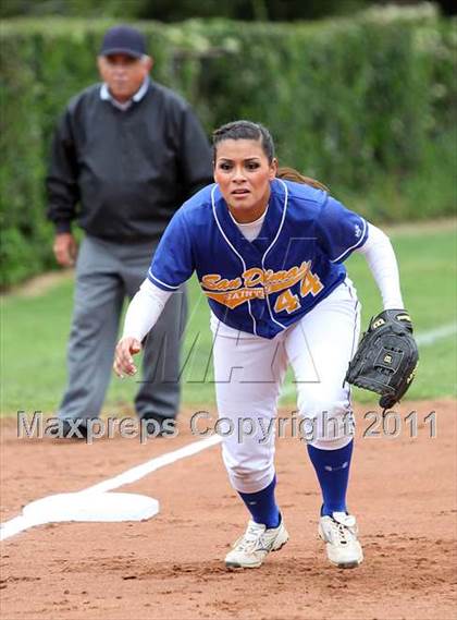 Thumbnail 1 in San Dimas @ Village Christian (CIF SS Playoffs) photogallery.
