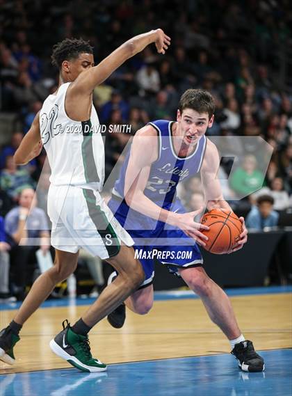 Thumbnail 3 in Liberty vs. Staley (MSHSAA Class 5 Sectional) photogallery.