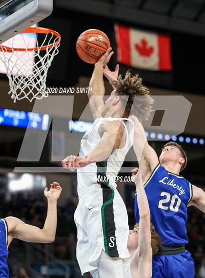Thumbnail 3 in Liberty vs. Staley (MSHSAA Class 5 Sectional) photogallery.