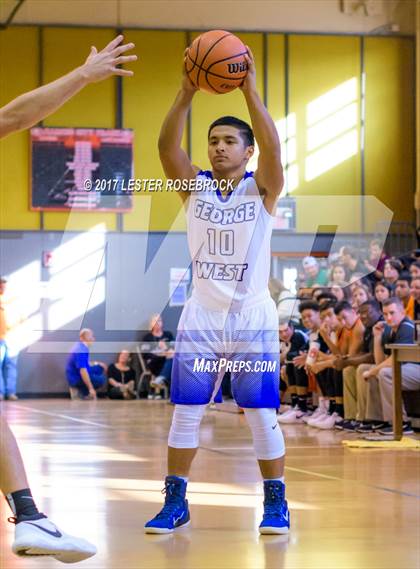 Thumbnail 1 in George West @ Karnes City (Karnes City Basketball Tournament) photogallery.