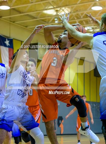 Thumbnail 1 in George West @ Karnes City (Karnes City Basketball Tournament) photogallery.