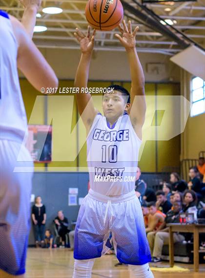 Thumbnail 3 in George West @ Karnes City (Karnes City Basketball Tournament) photogallery.