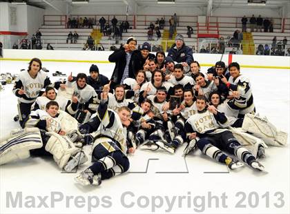 Thumbnail 1 in Fairfield Prep vs. Notre Dame-Fairfield (Carrano Cup Final) photogallery.