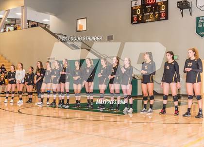 Thumbnail 1 in CCS Div2 Girls Volleyball Championship(Mountain View vs. Presentation) photogallery.