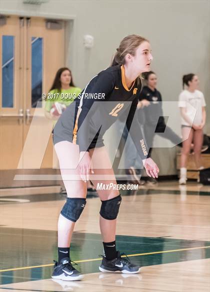 Thumbnail 1 in CCS Div2 Girls Volleyball Championship(Mountain View vs. Presentation) photogallery.