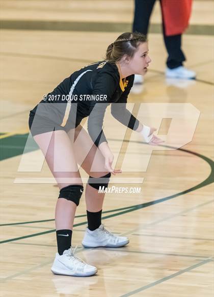 Thumbnail 2 in CCS Div2 Girls Volleyball Championship(Mountain View vs. Presentation) photogallery.