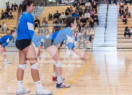 Thumbnail 3 in CCS Div2 Girls Volleyball Championship(Mountain View vs. Presentation) photogallery.