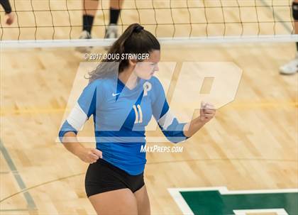 Thumbnail 1 in CCS Div2 Girls Volleyball Championship(Mountain View vs. Presentation) photogallery.