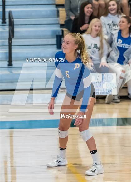 Thumbnail 3 in CCS Div2 Girls Volleyball Championship(Mountain View vs. Presentation) photogallery.