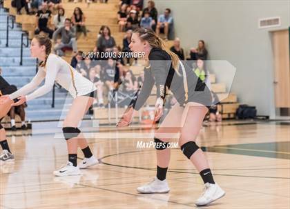 Thumbnail 1 in CCS Div2 Girls Volleyball Championship(Mountain View vs. Presentation) photogallery.