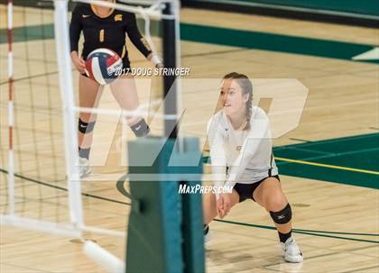 Thumbnail 2 in CCS Div2 Girls Volleyball Championship(Mountain View vs. Presentation) photogallery.