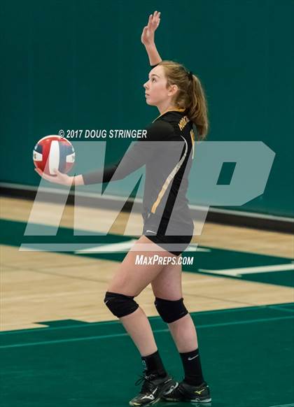 Thumbnail 3 in CCS Div2 Girls Volleyball Championship(Mountain View vs. Presentation) photogallery.