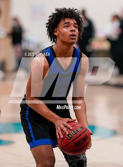 Thumbnail 1 in Capital Christian vs. Jesuit (Simply Basketball Showcase) photogallery.