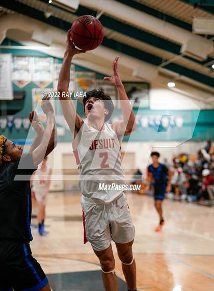 Thumbnail 2 in Capital Christian vs. Jesuit (Simply Basketball Showcase) photogallery.