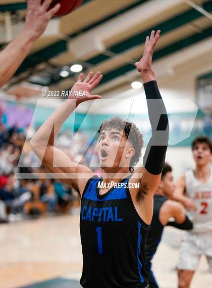 Thumbnail 3 in Capital Christian vs. Jesuit (Simply Basketball Showcase) photogallery.
