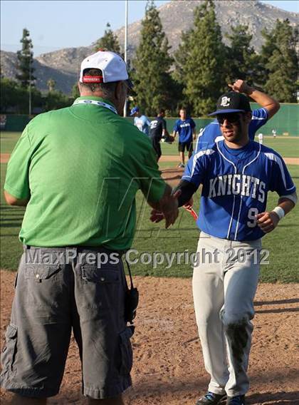 Thumbnail 2 in Desert Christian vs. Capistrano Valley Christian (CIF SS D6 Final) photogallery.