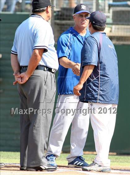 Thumbnail 1 in Desert Christian vs. Capistrano Valley Christian (CIF SS D6 Final) photogallery.