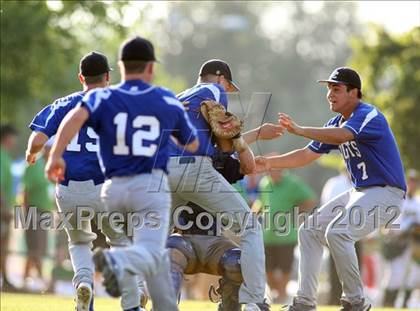 Thumbnail 1 in Desert Christian vs. Capistrano Valley Christian (CIF SS D6 Final) photogallery.