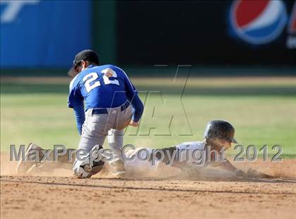 Thumbnail 2 in Desert Christian vs. Capistrano Valley Christian (CIF SS D6 Final) photogallery.