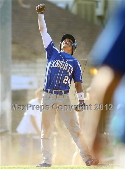 Thumbnail 2 in Desert Christian vs. Capistrano Valley Christian (CIF SS D6 Final) photogallery.