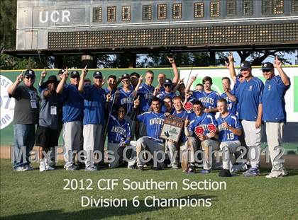 Thumbnail 1 in Desert Christian vs. Capistrano Valley Christian (CIF SS D6 Final) photogallery.