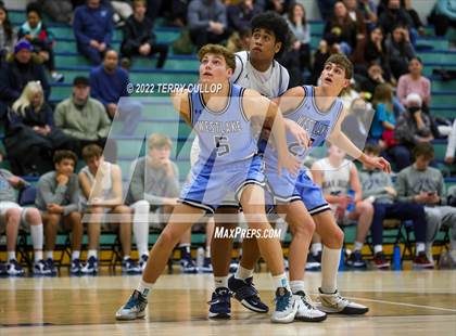 Thumbnail 2 in Westlake vs. Juan Diego Catholic (Eagle Holiday Shootout) photogallery.